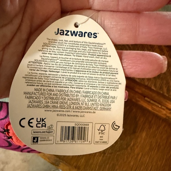 NEW Disney Sally Nightmare before Christmas Squishmallow Colorful Plush Toy - Picture 8 of 8